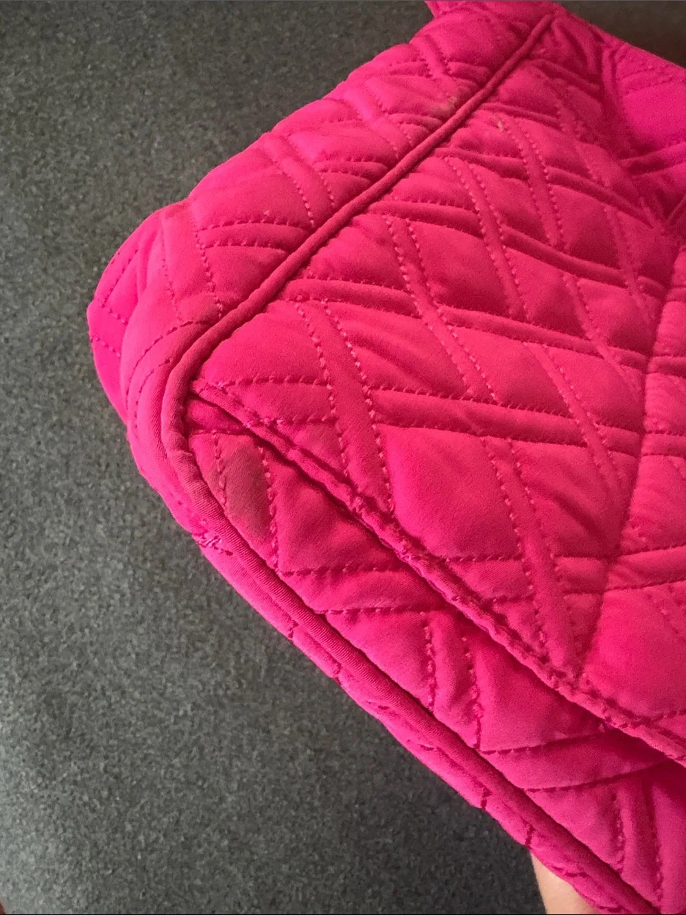 Vera Bradley Quilted Pink Laptop Tote